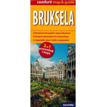Bruksela; laminowany map&guide (2w1: przewodnik i mapa) Kolektiv autorů