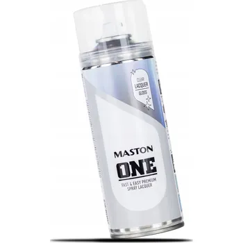 Barva ve spreji MASTON ONE BARVA LAK BEZBARVÝ OCHRANNÝ LESK SPRAY 400ML