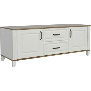 Televizní stolek KENDY NEW televizní stolek 001, bílá alpská/dub sterling/bílá ma