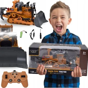 autíčko Traktor na dálkové ovládání S Ovladačem s nastavitelným tahem světla