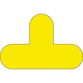 Kancelář Signalizační podlahové značení Manutan Expert, 20 x 30 cm, 10 ks