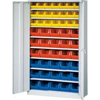 Šatní skříň Skříň s boxy (51 ks)