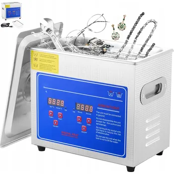 Zabezpečení domácnosti Ultrazvuková čistička 9,5 l