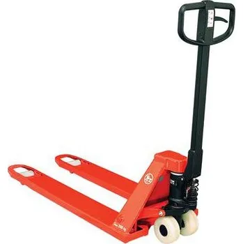 Stavebniny Nízkoprofilový paletový vozík BT LHM200, do 2 000 kg, nylonová řídicí kola