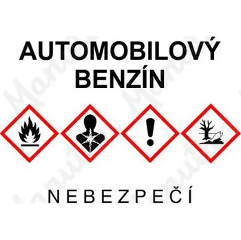 Kancelář Automobilový benzín, samolepka 148 x 105 x 0,1 mm A6