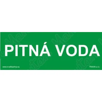 Kancelář Pitná voda, samolepka 210 x 80 x 0,1 mm