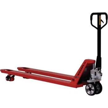 Stavebniny Paletový vozík BF1800AR s dlouhými vidlicemi, do 2000 kg, gumová řídicí kola