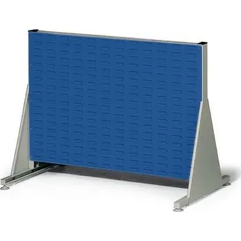 regál Jednostranný PERFO regál, výška 78 cm, modrý