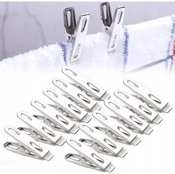 Vrták Kolíčky z nerezové oceli 100 ks Silný klip, odolný proti větru