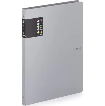 4kroužkový pořadač Transparent, A4, 20 mm - šedá