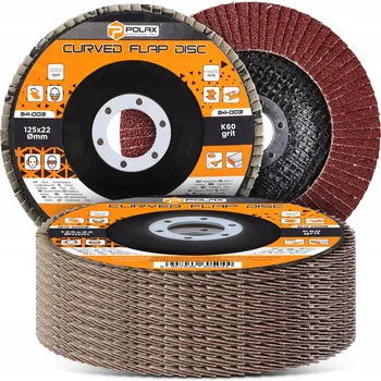 Brusný kotouč 10x LAMELOVÝ BRUSNÝ KOTOUČ 125 mm P60 Brusný lamelový kotouč 2T-P