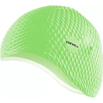 Čepice Crowell Java Bubble světle zelená plavecká čepice 7 NEPLATÍ