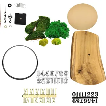 Hodiny Kreativní sada - mechové hodiny se středovým výsekem 30 cm