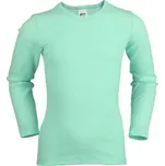 Pleas Dětské tričko s dlouhým rukávem mentol 128 (183756-708-128)