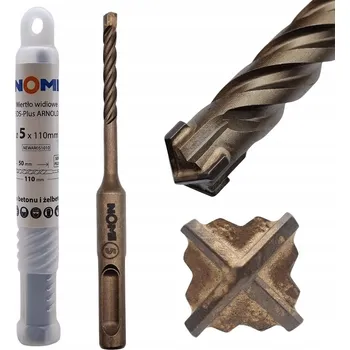 Vrták ARNOLD 5x110mm 4břitý karbidový Vrták SDS-Plus do betonu NOMI