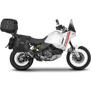Motodoplněk SHAD Kompletná sada sedlových brašní TERRA TR40 adventure a zadnej tašky SHAD TERRA TR50, vrátane montážnej sady DUCATI DESERT X