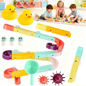 Hračka pro nejmenší Velká skluzavka do koupele dráha hračka do vany vodní kuličková sada do vody