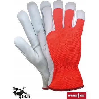 Pracovní rukavice Ochranné rukavice REIS z kozí kůže vel. . 8 - M