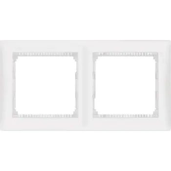 Legrand Valena dvojnásobný (L774462) bílý/průhledný