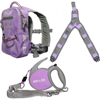 Sportovní batoh MDX Batoh THE ONE, Snowboard/Ski Backpack With Retractable Rope lavender 2025/26