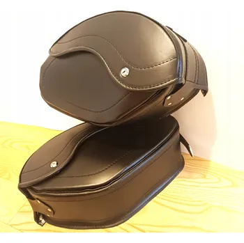 Zavazadlo na motocykl Kožené boční brašny / kufry 24L na Chopper