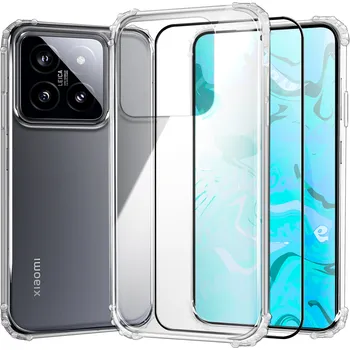 Pouzdro na mobilní telefon Zadní Kryt Hello Case pro Xiaomi 14 bezbarvý