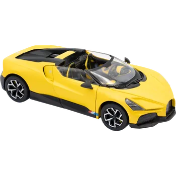 autíčko BUGATTI MISTRAL žluté 1:24 kovový model auta - RE.EL TOYS