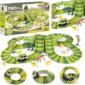 autodráha Autodráha MalPlay, pestrobarevná, 230 dílů, s autíčkem na baterie