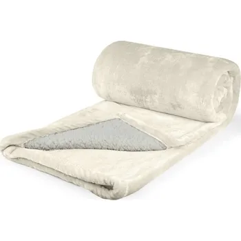 deka Polášek Mikroflanelová deka s beránkem - Smetanová | 100 x 150 cm