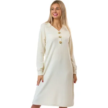 Dámská noční košile Noční košile teplá - luxusní hřejivá 1C4120 bílá l