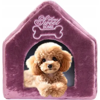 Pelíšek pro psa Domeček Bouda pelíšek potah pro psa jorkšíra, maltézáčka, pudla