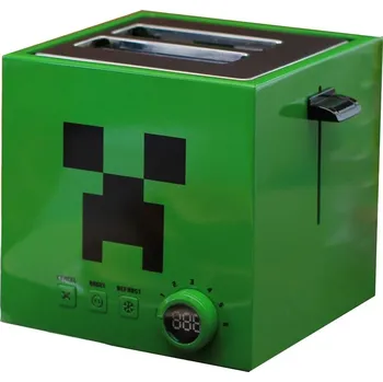 Karnevalový doplněk Topinkovač Minecraft - Green Creeper Cube