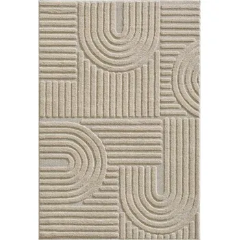 Koberec Kusový koberec Art 1121 beige: Kruh 80 cm průměr