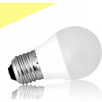 Žárovka LED žárovka SMD E27 8W G45 KULIČKA Teplá bílá, výkonná, malá