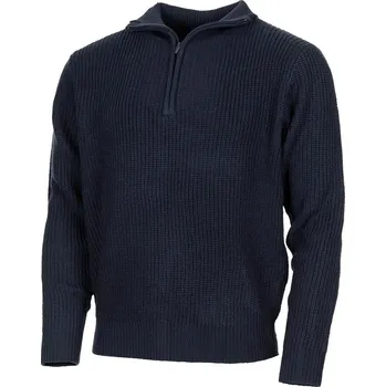 Pánský svetr MFH Svetr islandský TROYER se zipem MODRÝ velikost: S