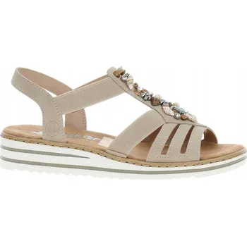 Dámské sandále Rieker dámské sandály V0649-62 na klínku, velikost 39