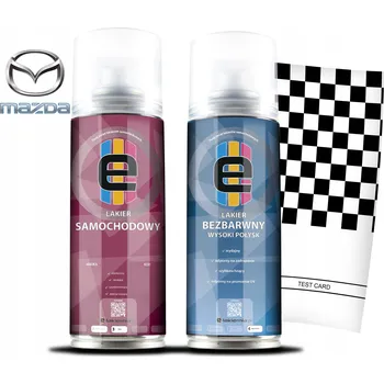 autokoberec SADA AUTOLAKU VE VE SPREJI MAZDA JAKÁKOLIV BARVA + BEZBARVÝ LAK