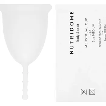 Menstruační kalíšek Menstruační kalíšek vel M pro ženy PO DĚTSTVÍ hypoalergenní Nutridome