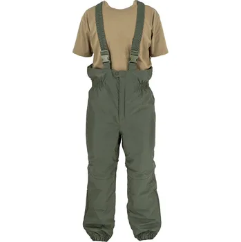 Pánské kalhoty Kalhoty s laclem zateplené francouzské ZELENÉ velikost: 80C