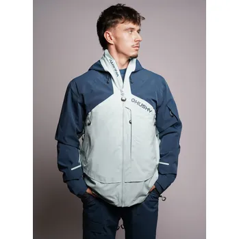 Pánská casual bunda Husky Pánská lyžařská bunda Geilo M S, mint/blue