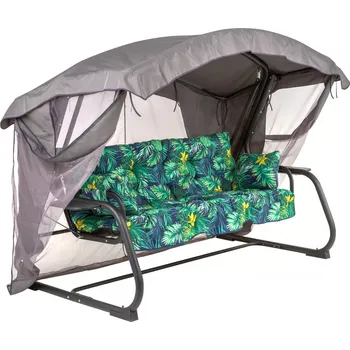 Zahradní houpačka Zahradní houpačka Ravenna Lux Black Edition s moskytiérou G051-02IB PATIO 448641