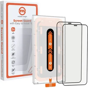 Mobile Origin Orange Screen Guard na Apple iPhone 11 Pro/XS/X s aplikátorem (2 ks) (SGA-i11Pro-2pk) černá