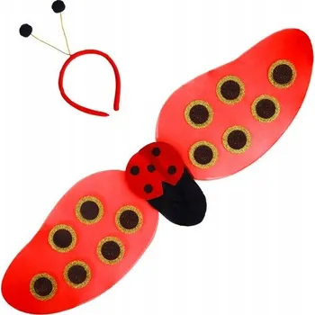 Sada beruška: křídla + čelenka berušky