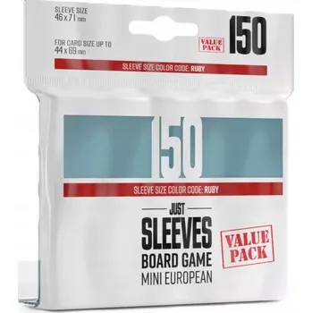 Příslušenství ke karetním hrám GAMEGENIC JUST SLEEVES BOARD GAME SLEEVES 46x71 MM OBALY 150 KUSŮ CLEAR