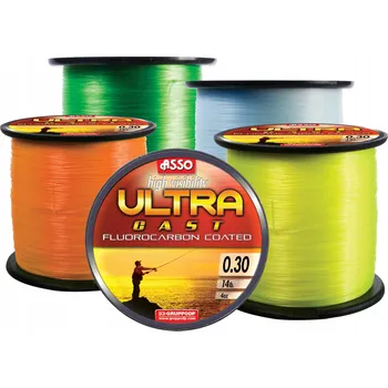 Vlasec Asso Ultra Cast Spool Blue-50 Fluo 0,39 mm 1000 m