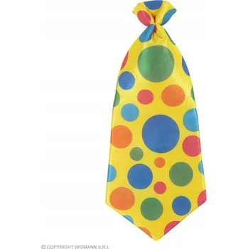 Kravata MAXI KLAUNSKÁ KRAVATA S PUNTOVANÝM VZOREM - ZÁBAVNÝ KLAUN