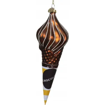 Vánoční dekorace Vánoční Baňky tvarované mix 17,1 cm 3 ks