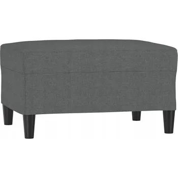 Taburet VidaXL Čalouněný Taburet šedý