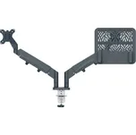 Leitz Ergo na 1 monitor a laptop, 17" až 32", nosnost 9 kg (65380089) šedý