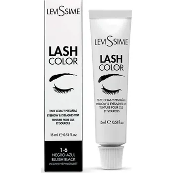 Barva na řasy a obočí Levissime Barva na obočí a řasy LASH COLOR 15 ml 1.6 BLUISH BLACK